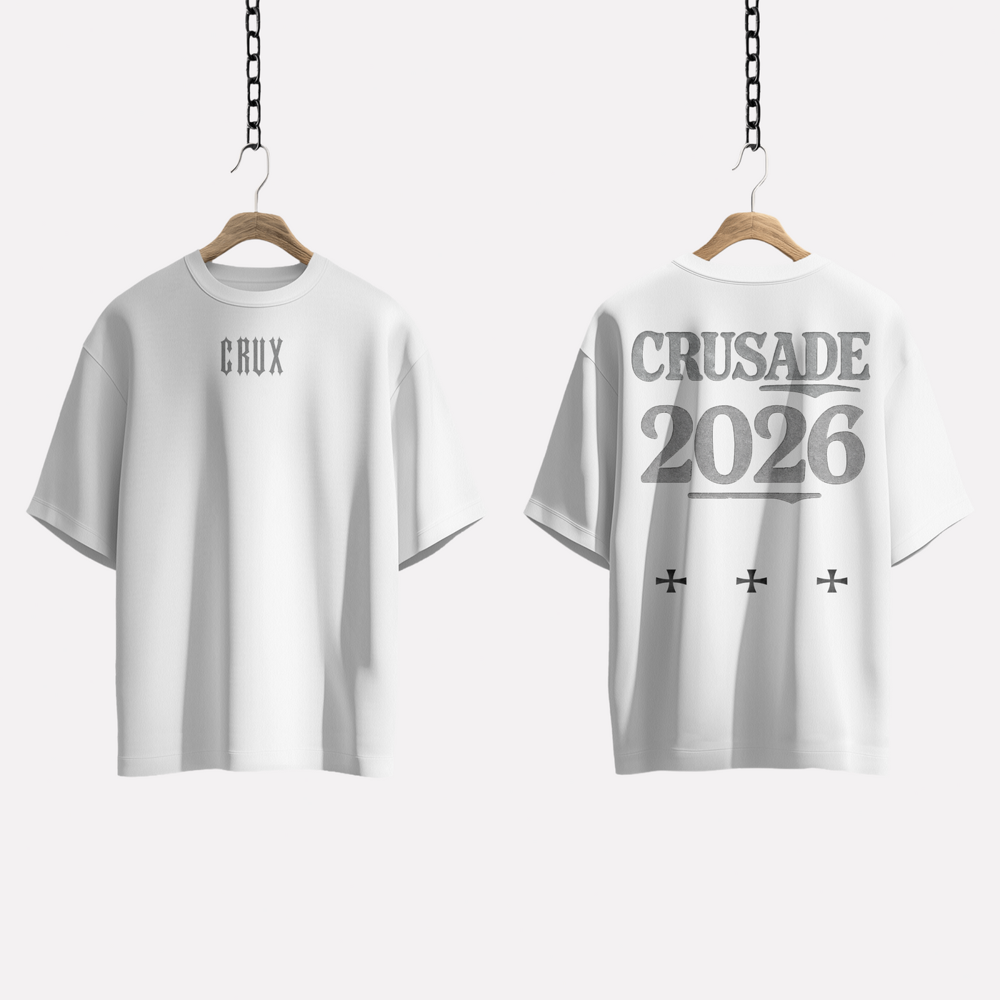 Crusade 2026 ll White - Heavy Tee